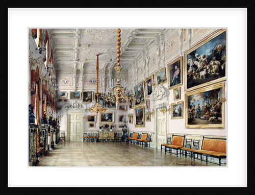 The Dance hall in at Count Bezborodko's House, St. Petersburg, 1849 by Luigi (1814-91) Premazzi