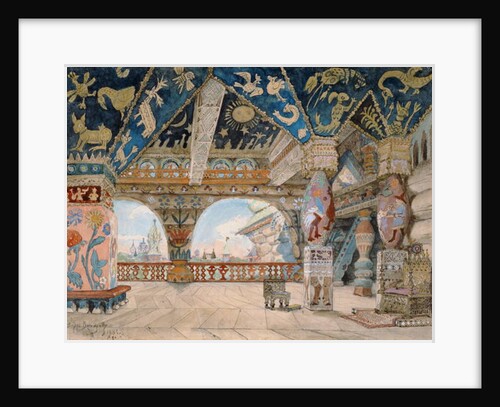 Stage design for Nikolai Rimsky-Korsakov's opera 'The Snow Maiden', 1883 by Victor Mikhailovich Vasnetsov