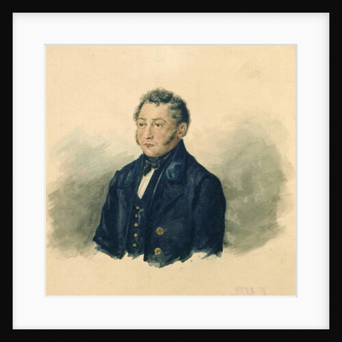 Portrait of Faddey Venediktovich Bulgarin, c.1840 by Ivan Nikolayevich Terebenev