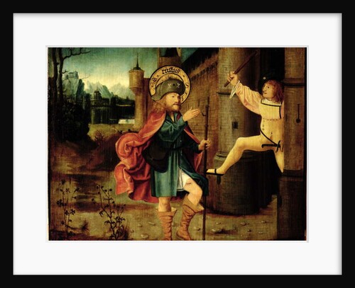 The Expulsion of Saint Roch from Rome by German School