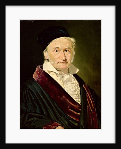 Portrait of Carl Friedrich Gauss, 1840 by Christian-Albrecht Jensen