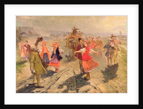 Wedding procession in the Orel region by Vladimir Egorovic Makovsky