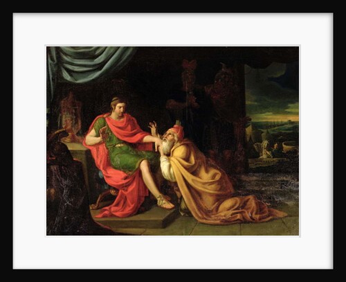 Priam and Achilles by Alessandro Padovanino