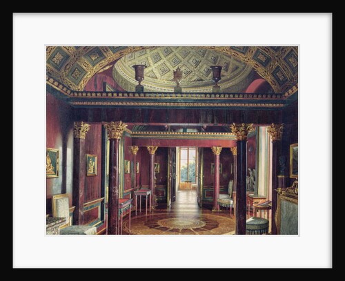 The Agate Room in the Catherine Palace at Tsarskoye Selo, 1859 by Luigi Premazzi