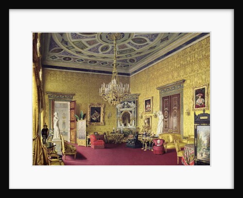 The Lyons Hall in the Catherine Palace at Tsarskoye Selo, 1859 by Luigi (1814-91) Premazzi