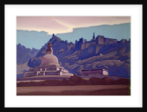 Burial Mound, Ladakh, 1937 by Nicholas Roerich