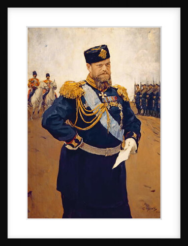 Portrait of Tsar Alexander III, 1900 by Valentin Aleksandrovich Serov