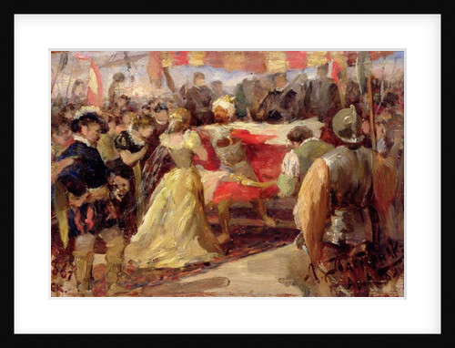 Stage design for 'Othello' by William Shakespeare, 1887 by Leonid Osipovic Pasternak