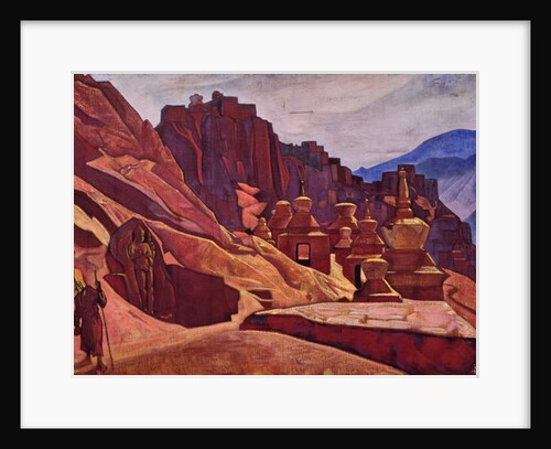 The Bonpo monastery in Tibet, 1925 by Nicholas Roerich