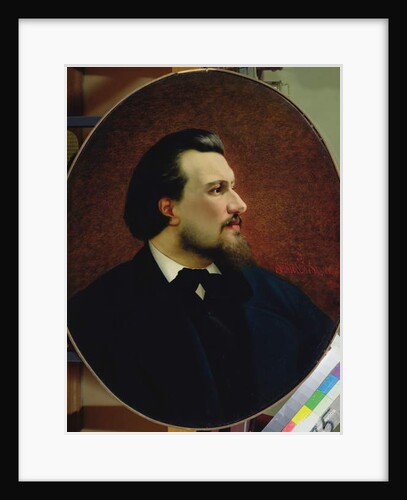 Portrait of Nikolay Leskov, 1872 by Anatoly Lelakow