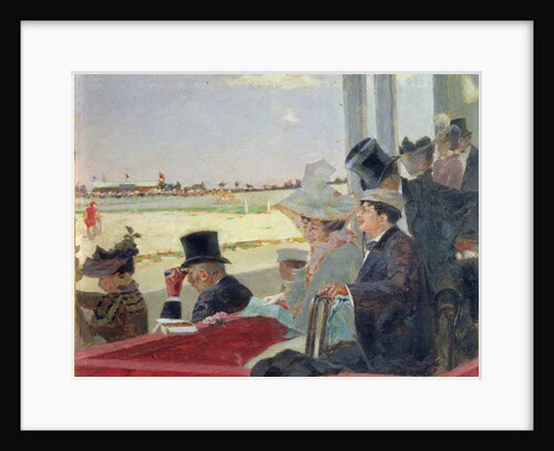 Horseracing, 1902 by Peter Alexandrovich Nilus