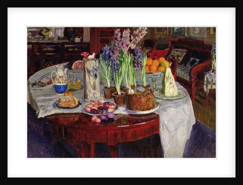 Easter Table, 1915 by Stanislav Julianovic Zukovskij