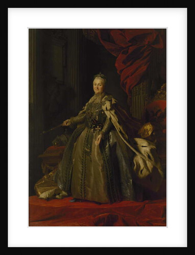 Portrait of Catherine II, 1776-77 by Alexander Roslin