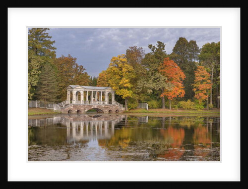 Marble Bridge at Catherine Park, Tsarkoye Selo, St. Petersburg by Anonymous