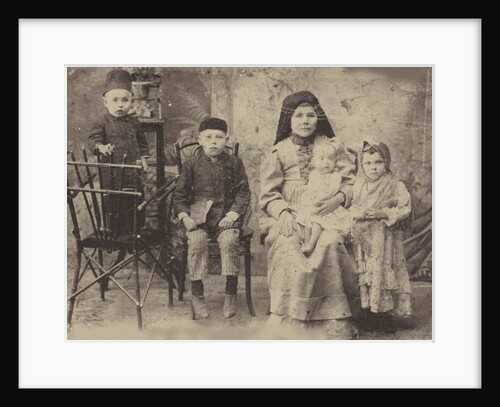 Kazan Tatar Family, c.1900 by Russian Photographer