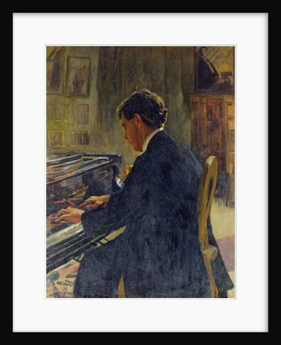 Portrait of Joseph Hofman, 1912 by Jan Franzevich Cioglinsky