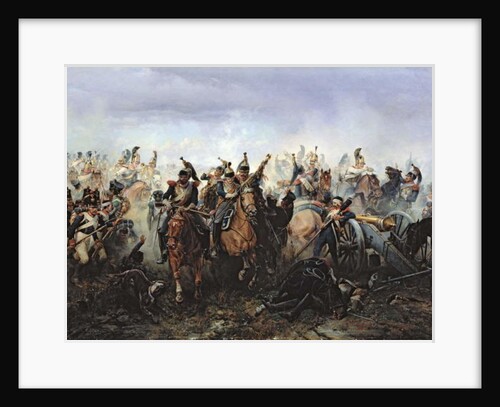 The Battle of La Fere-Champenoise, on the 25th March 1814, 1891 by Bogdan Willewalde