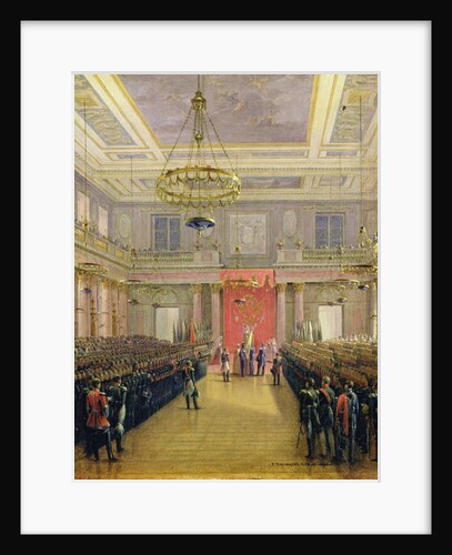 The Oath of the Successor to the Throne Alexander II Nickolaevich in the Winter Palace, 1837 by Grigori Grigor'evich Chernetsov
