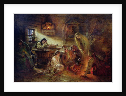 Christmas Fortune Telling by Konstantin Egorovich Makovsky