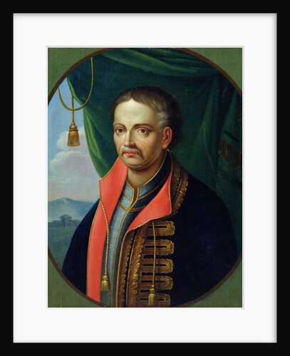 Portrait of Ivan Mazepa, hetman of the Ukrainian cossacks by Stepan Zemlykov