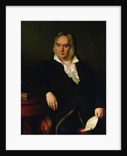 Portrait of Ivan A. Krylov, 1832 by Johann Leberecht Eggink