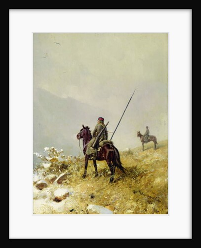 The Patrol, 1887 by Pyotr Nikolayevich Grusinsky