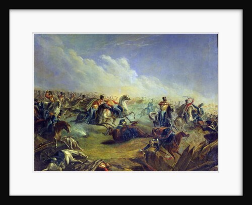 The Guard hussars attacking near Warsaw on August 26th, 1831, 1837 by Mikhail Yuryevich Lermontov