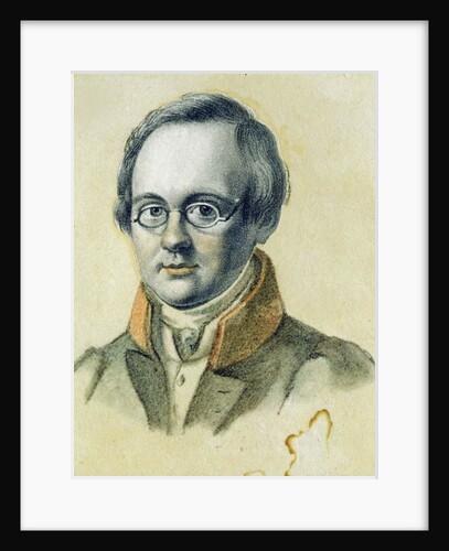 Portrait of Anton A. Delvig, 1830 by Valerian Platonovich Langer