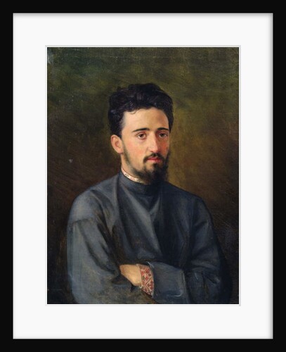 Portrait of Vsevolod M. Garshin, 1878 by Mikhail Georgievich Malyshev