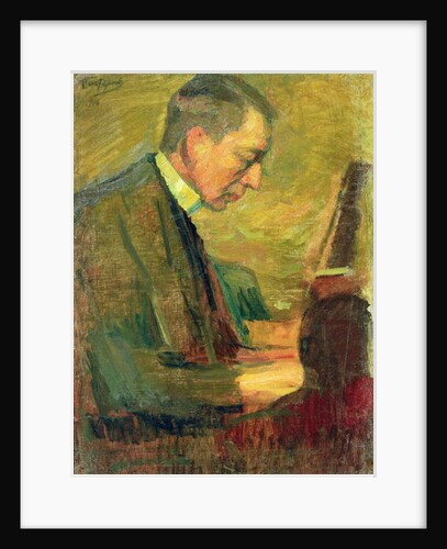 Portrait of Sergei Rakhmaninov, 1916 by Leonid Osipovic Pasternak