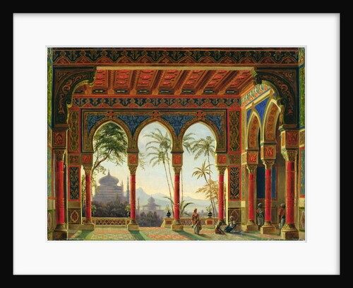 Stage design for the opera 'Ruslan and Lyudmila' by M. Glinka, 1842 by Andreas Leonhard Roller