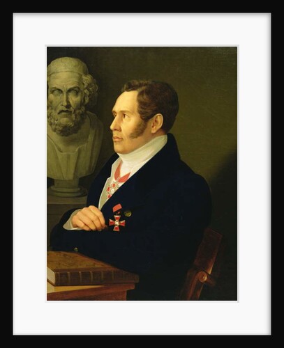 Portrait of Nikolay Gnedich, 1839 by Mikhail Prokopyevich Vishnevitsky