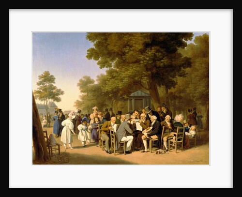 Politicians in the Tuileries Gardens, 1832 by Louis Leopold Boilly
