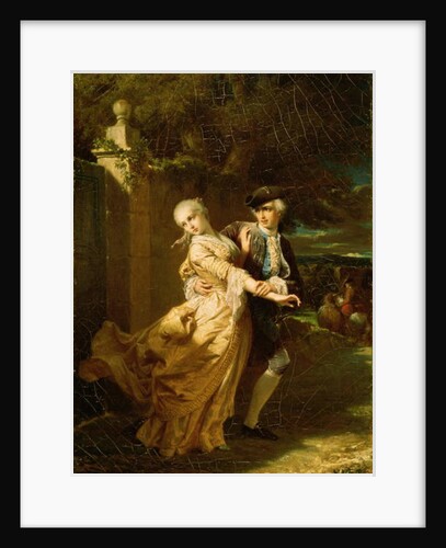Lovelace Abducting Clarissa Harlowe, 1867 by Edouard Louis Dubufe