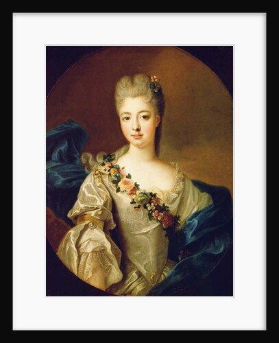 Portrait of Charlotte Aglae of Orleans, 1720s by Pierre Gobert