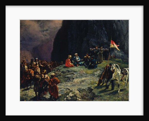 The Meeting of General Kluke von Klugenau and Imam Shamil in 1837, 1849 by Grigori Grigorevich Gagarin