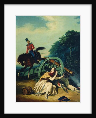 Scene from the 1812 Franco-Russian War, 1830s by Charles de Hampeln