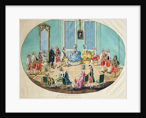 New Year celebration in Vienna in 1782, 1783 by Johann Hieronymus Loeschenkohl