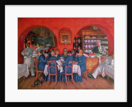 Moscow Cafe, 1916 by Boris Mikhailovich Kustodiev