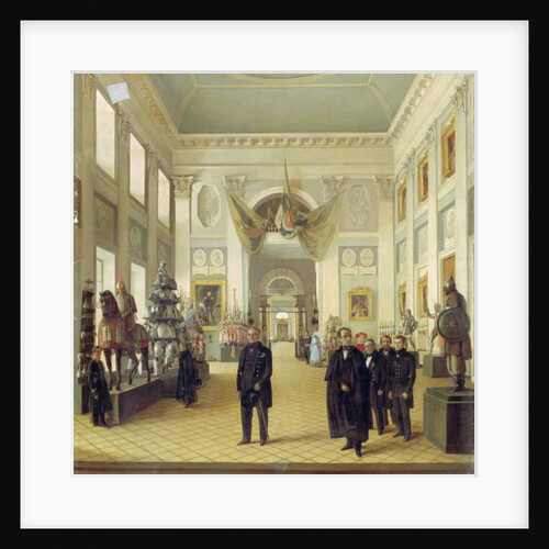 Interior of the Armoury Chamber in the Kremlin, 1844 by Nikolai Alexeyevich Burdin