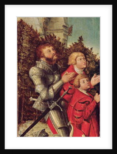 Portrait of a Knight with his two sons, c.1518-25 by Lucas the Elder Cranach