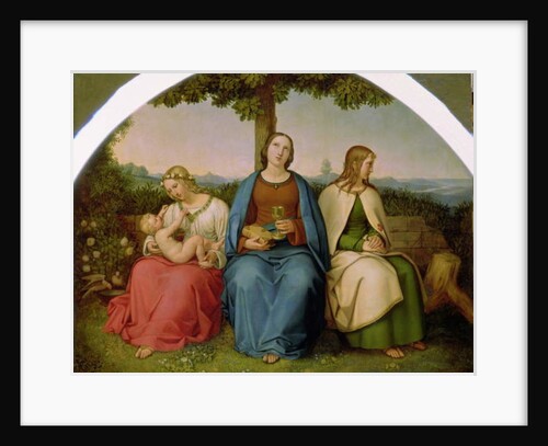 Belief, Hope and Love, 1819 by Heinrich Maria von Hess