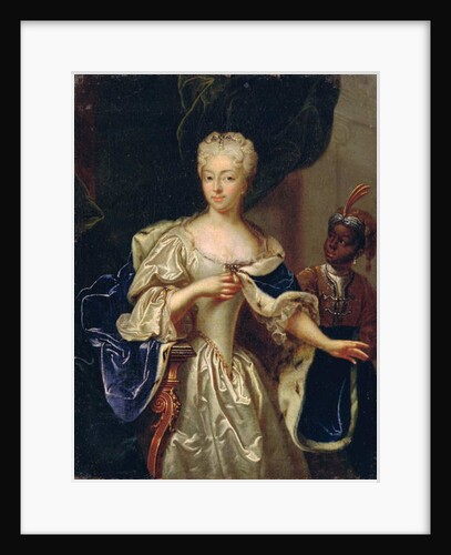 Portrait of Princess Charlotte of Brunswick-Luneburg, 1728 by Johann Paul Luedden