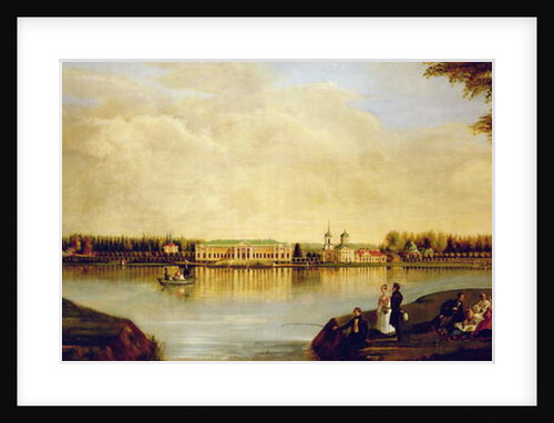 View of the Kuskovo Palace. 1839 by Nikolay Ivanovich Podklyuchnikov