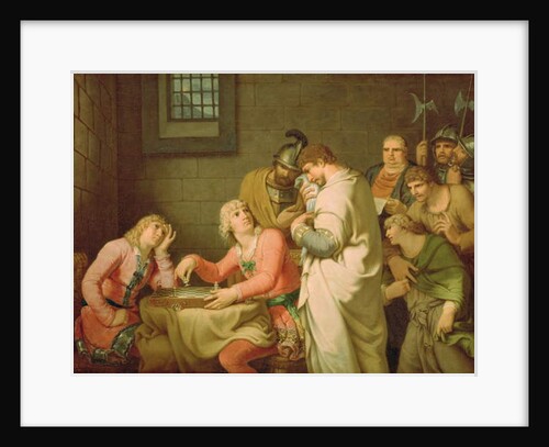 Conradin of Swabia and Friedrich of Baden awaiting sentence, 1785 by Johann Heinrich Wilhelm Tischbein