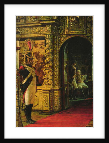 Marshal Davout in the Chudov Monastery, Moscow Kremlin, 1900 by Vasili Vasilievich Vereshchagin