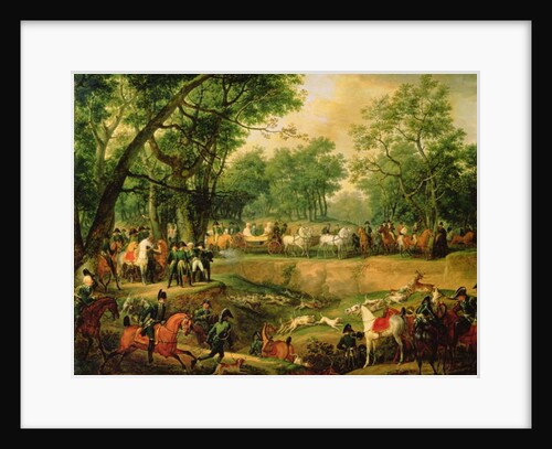 Napoleon on a hunt in the Compiegne Forest, 1811 by Antoine Charles Horace Vernet