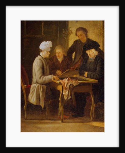 Voltaire at Chess by Jean Huber