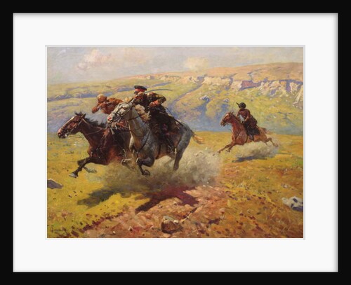 Duel, 1905 by Franz Roubaud