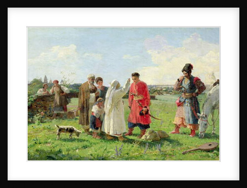 Off to the Zaporozhian Host, 1889 by Opanas Georgievich Slastion